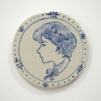 Zaffer painting on ceramic