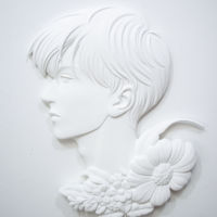 2018/H330mm×W274mm/Stone cray,Coating material