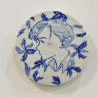 Zaffer painting on ceramic
Photo(s) by Takuya Oshima, courtesy of Kyoto City University of Arts